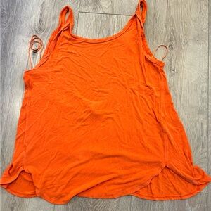 We The Free Bright Orange Tank Top